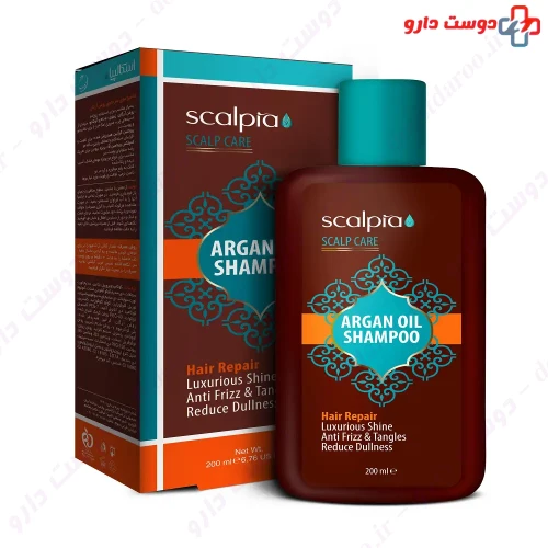 شامپو روغن آرگان 200 میلی لیتری اسکالپیا