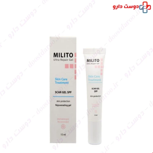 ژل ترمیم کننده اسکار ژل SPF 30 15 میلی لیتری میلیتو