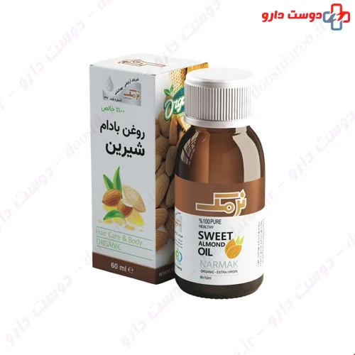 روغن بادام شیرین 60 میلی لیتری نرمک