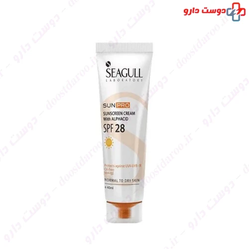 کرم ضد آفتاب پوست چرب SPF28 30 میلی لیتری سی گل