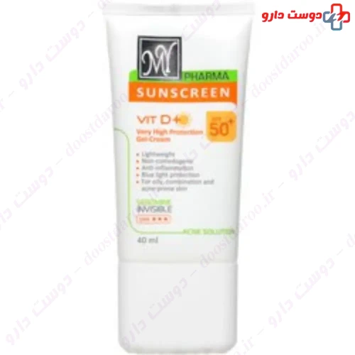 کرم ضد آفتاب آکنه سلوشن فاقد چربی SPF50 40 میلی لیتری مای