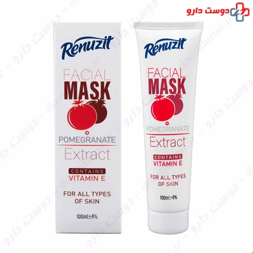 ماسک صورت حاوی عصاره انار 100 میلی لیتری رینوزیت