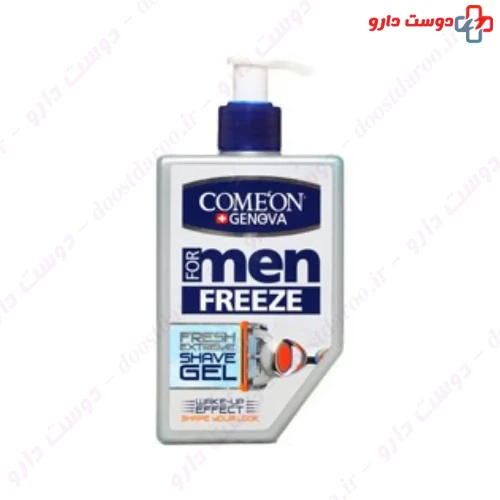 ژل اصلاح آقایان فریز 260 میلی لیتری کامان