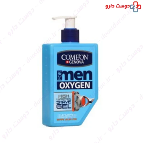 ژل اصلاح آقایان اکسیژن 260 میلی لیتری کامان