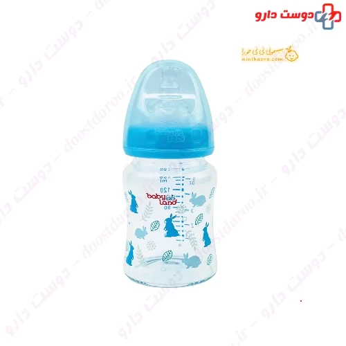 شیشه شیر فندقی 0 تا 6 کد 464 150 میلی لیتری بی بی لند