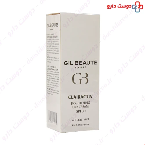 کرم روز روشن کننده صورت SPF30 کلراکتیو 40 میلی لیتری ژیل بوته