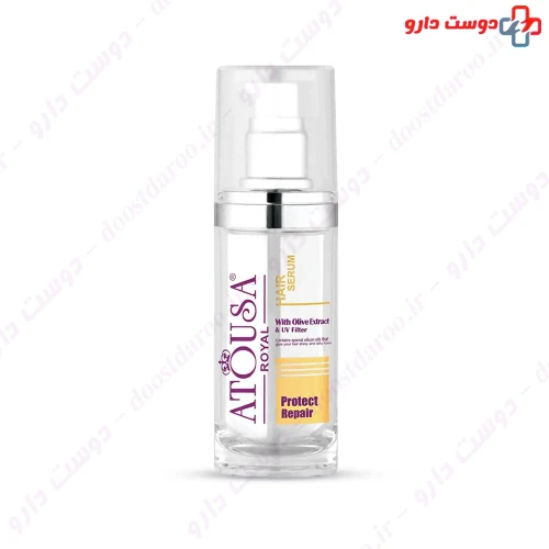 سرم مو ضد وز حاوی روغن زیتون رویال 70 میلی لیتری آتوسا