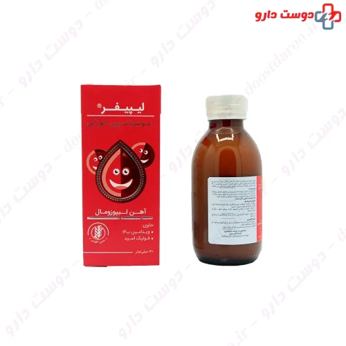 شربت لیپیفر 120 میلی لیتری کیمیا کالای رازی