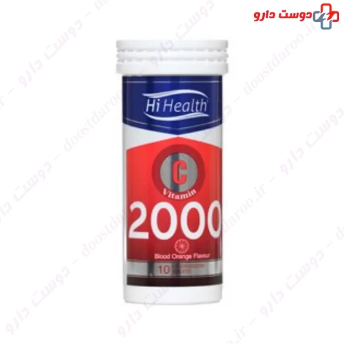 قرص جوشان ویتامین ث 2000 10 عددی های هلث