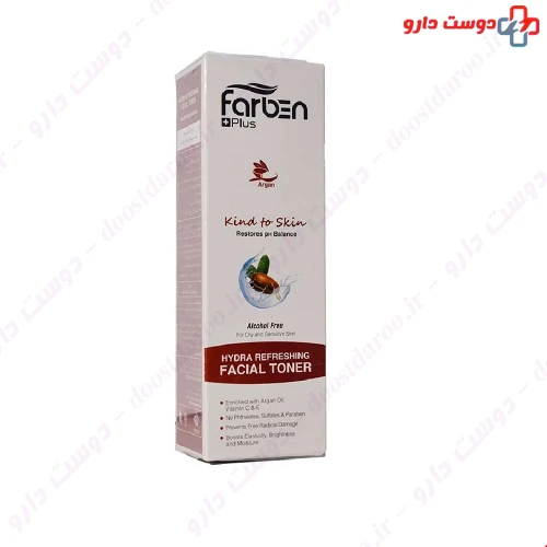 تونر پاک کننده پوست خشک و نرمال روغن آرگان 200 میلی لیتری فاربن