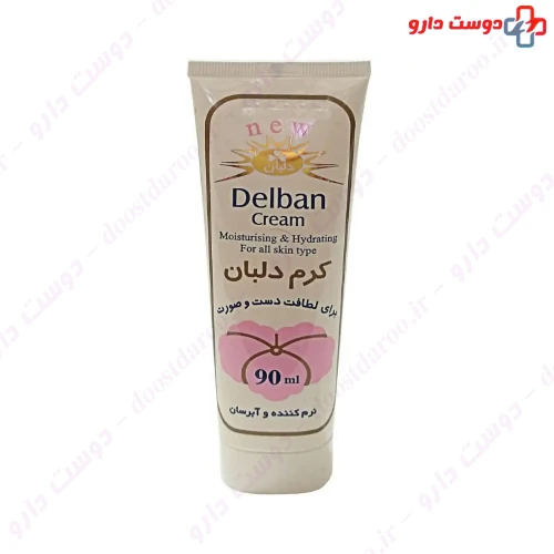 کرم مرطوب کننده مدل 089 90 میلی لیتری دلبان