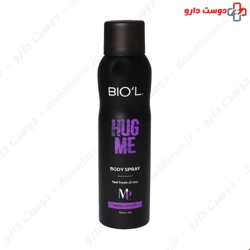 اسپری بدن مردانه مدل Hug Me حجم 150 میلی لیتری بیول