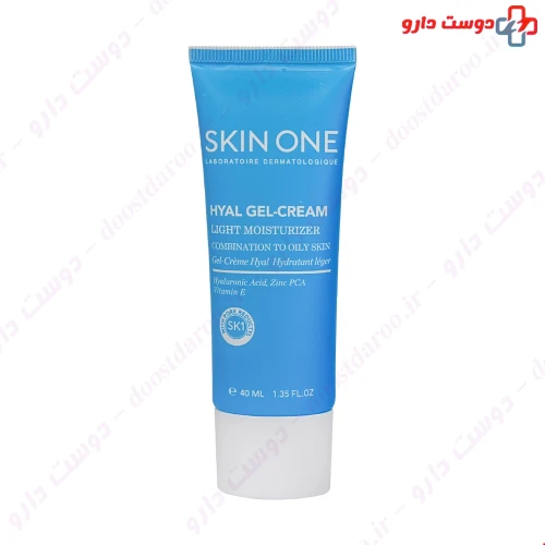ژل کرم مرطوب کننده هیال پوست مختلط تا چرب اسکین وان 40 میلی لیتری  اسکین وان 