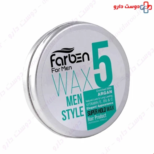 واکس مو بسیار قوی شماره 5 آقایان 150 میلی لیتری فاربن