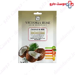 Victoria Rose Coconut And Milk Face Sheet Mask ۲۵ gr