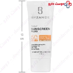 Tinted Sunscreen  Fluid SPF50 For Oily Skin BYZANCE