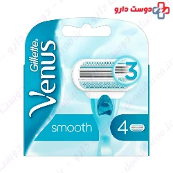 Gillette Venus Shaving Cartridges 3 Blade Pack of 4