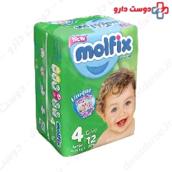 Molfix baby 12 diapers 4 3D technology