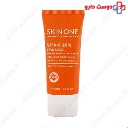 Skin One Vita C 20 Face Fluid Combination to Oily Skin 30 Ml