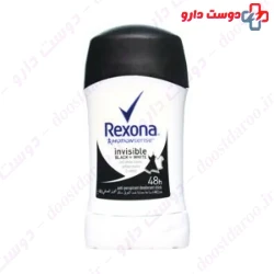 Rexona 48h Invisible Black And White 40g Stick For Women
