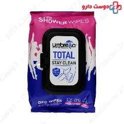 Total Stay Clean Deo Wipes Umbrella
