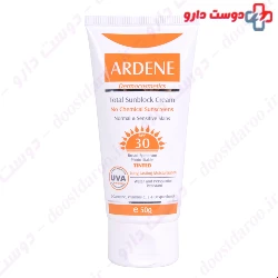 Ardene Total Sunblock Tinted SPF30 No Chemical Sunscreens 50g Cream