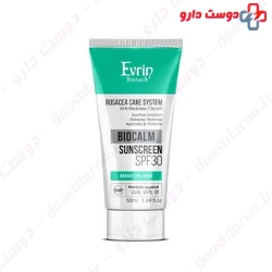 Biocalm Sun Screen Cream SPF30 For Sensitive Skin Evrin