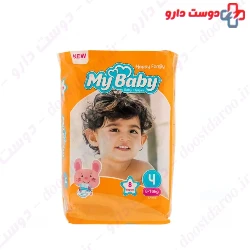 My Baby Size 4 Happy Family 8 Diapers