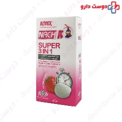 Nach Kodex Super 3 in 1 Delay Condom 12 PCS