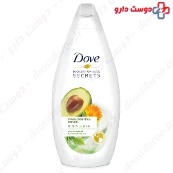 Dove shampoo body wash avocado oil and calendula 500ml