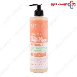 Biol Hair Mask Extract Peach And Wheat for Dry and Curly Hair 500 ml