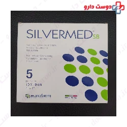 ٍEurofarm Silvermed S.B Silver Dressing Without Glue 10×10 cm