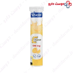 Vitasin Vitamin C 500 mg Effervescent Tablet Sina Pishgam Darou