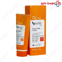 Voche SPF50 Sun Screen Cream For Oily To Acne Prone Skin With Natural Color 40 ml