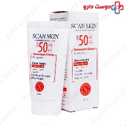 Scan Skin sunscreen cream for dry skin SPF50 invisible 40 Ml