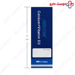 Calcium 400 mg Plus Vitamin D3 400 IU Farvitam