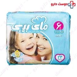 My baby junior size 6 baby 24 diapers