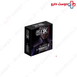 SIX Super Ribbed Condom 3 Packs