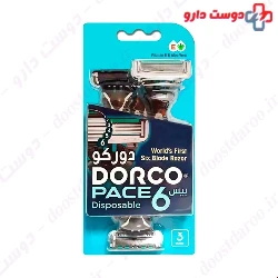 Dorco Pace 6 Shave Blade For Men Pack Of 3