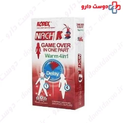 Nach Kodex Game Over Warm 4 in 1 Delay Condom 12 PCS