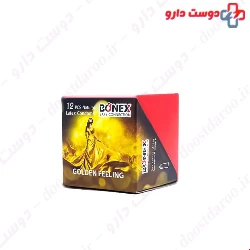 Bonex Natural Latex Condoms Golden Feeling 3 PCS