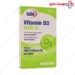 Eurhovital Vitamin D3 4000 IU 60 Tabs