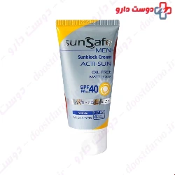 Sunsafe Acti Sun SPF40 Oil free For Men 50 Ml