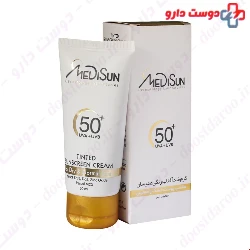 Medisun Tinted Sunscreen Cream SPF50 For Normal And Dry Skins 50 Ml