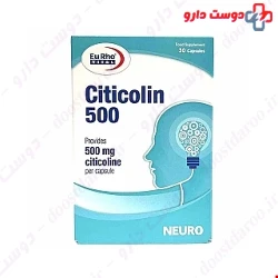 Eurhovital Citicolin 500 mg 30 Capsules