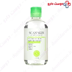 Scan skin cleansing Micellar water for combination to oily skin 250ml
