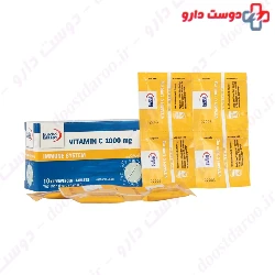 Eurho Vital Vitamin C 1000 mg 10 Effervescent Tablets