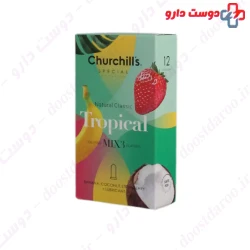 Churchills Tropical Exciting Mix3 Flavors Condom