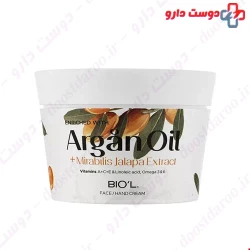 Face Hand Cream Argan Biol 200 ml