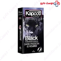 Kapoot Black Ultra Safe 12 Condom